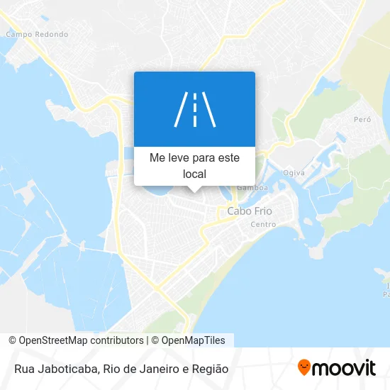 Rua Jaboticaba mapa