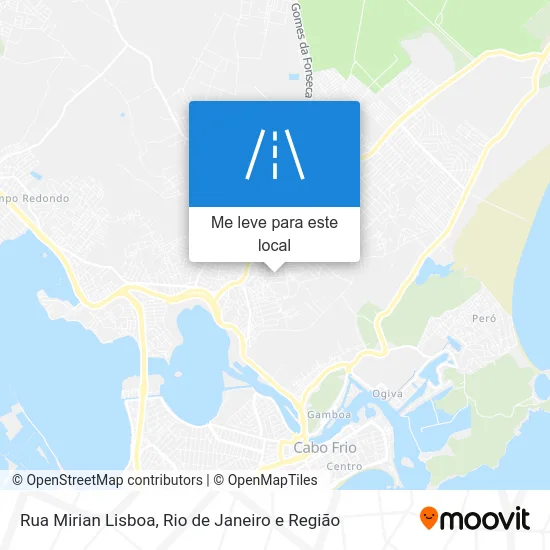 Rua Mirian Lisboa mapa
