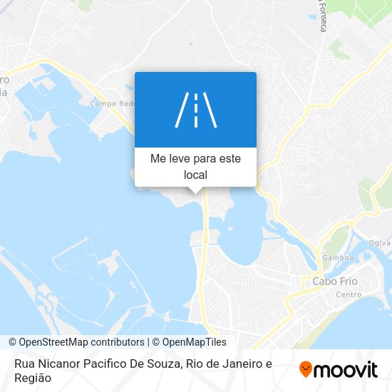 Rua Nicanor Pacifico De Souza mapa