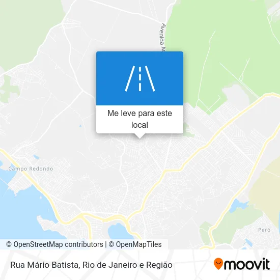 Rua Mário Batista mapa