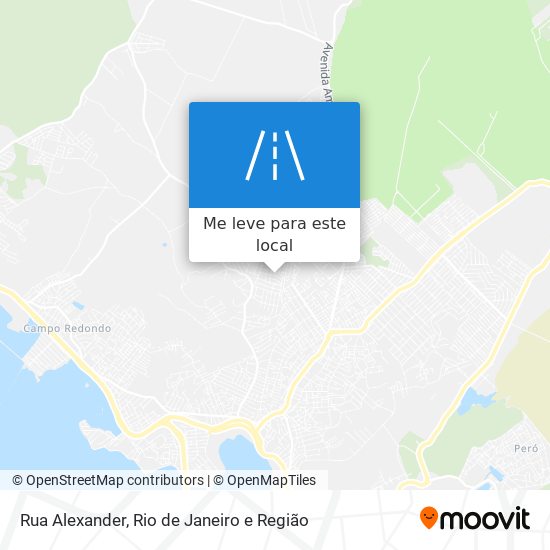 Rua Alexander mapa