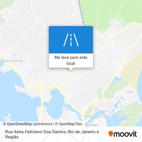 Rua Aires Feliciano Dos Santos mapa