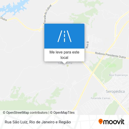 Rua São Luiz mapa