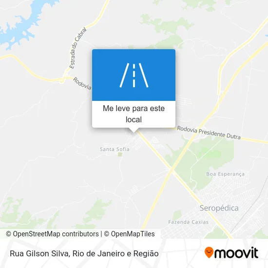 Rua Gilson Silva mapa