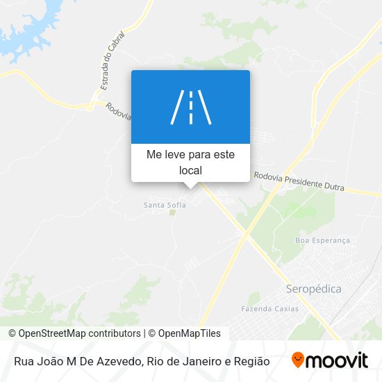 Rua João M De Azevedo mapa