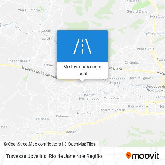 Travessa Jovelina mapa