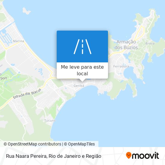 Rua Naara Pereira mapa