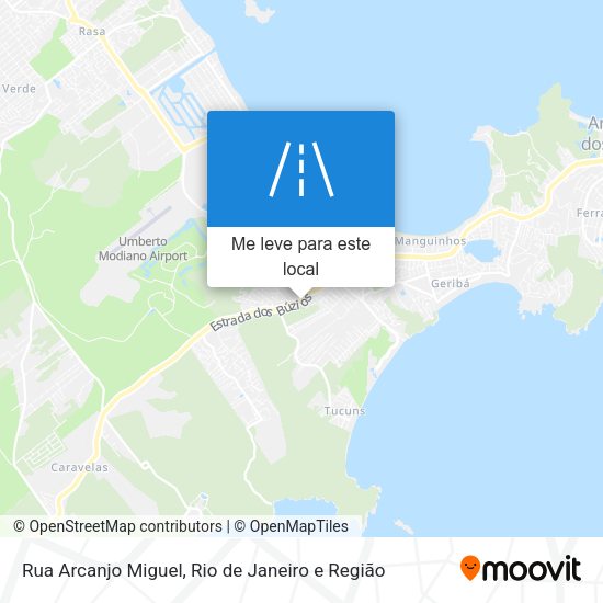 Rua Arcanjo Miguel mapa