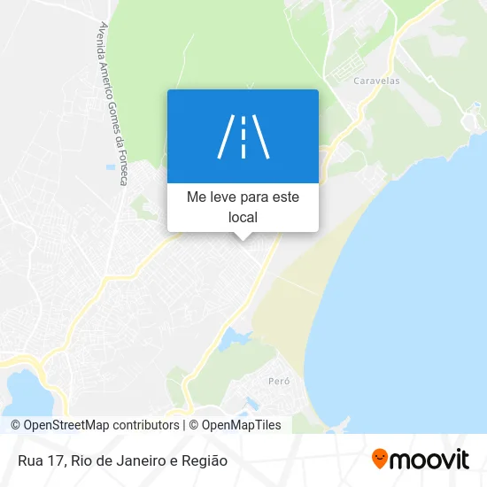 Rua 17 mapa