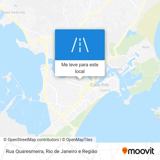 Rua Quaresmeira mapa