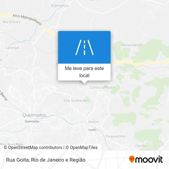 Rua Goita mapa