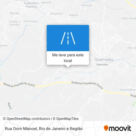 Rua Dom Manoel mapa