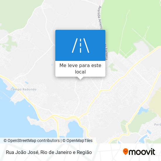 Rua João José mapa