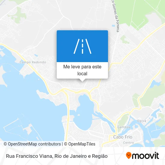 Rua Francisco Viana mapa
