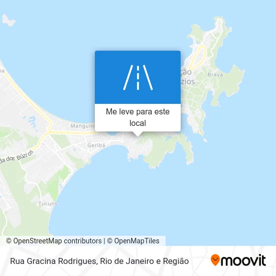 Rua Gracina Rodrigues mapa