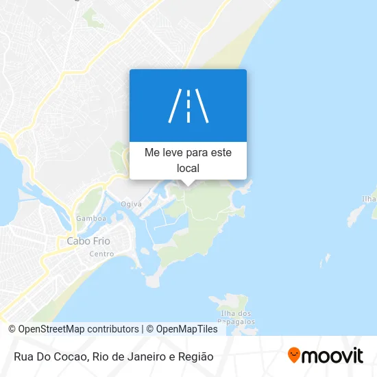 Rua Do Cocao mapa