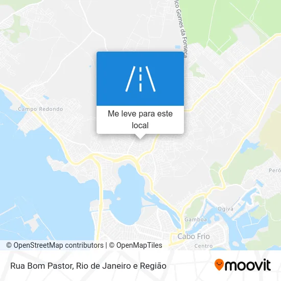 Rua Bom Pastor mapa