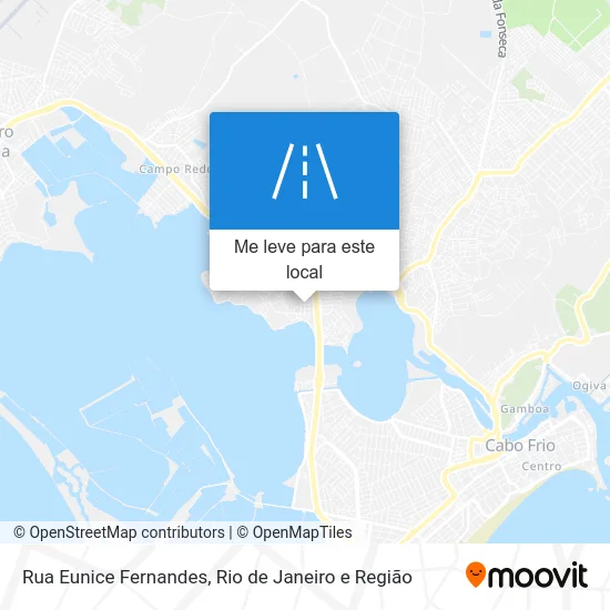 Rua Eunice Fernandes mapa