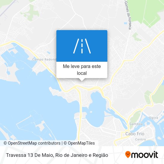 Travessa 13 De Maio mapa
