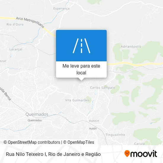 Rua Nilo Teixeiro I mapa