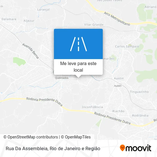 Rua Da Assembleia mapa