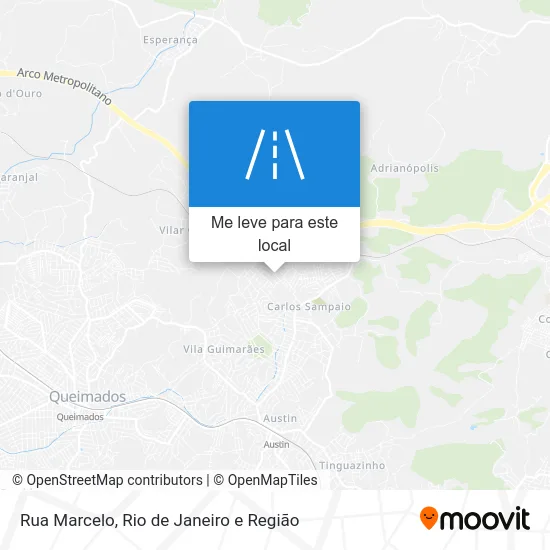 Rua Marcelo mapa