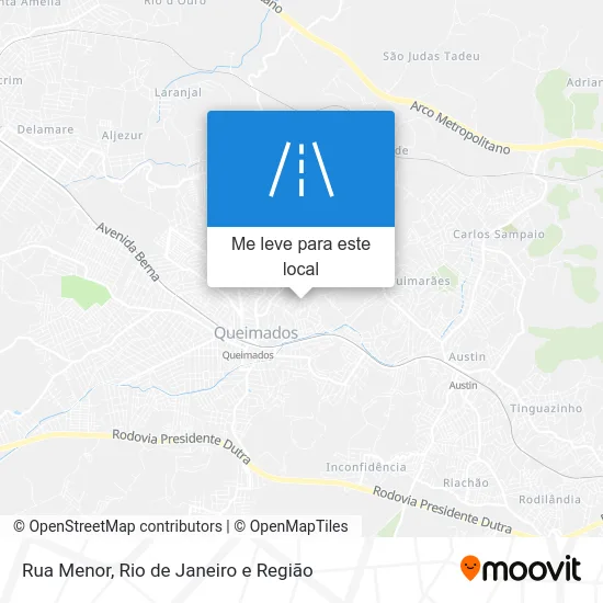 Rua Menor mapa