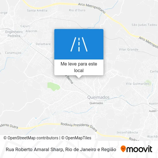 Rua Roberto Amaral Sharp mapa