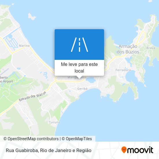 Rua Guabiroba mapa
