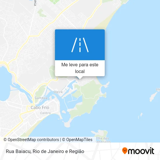 Rua Baiacu mapa