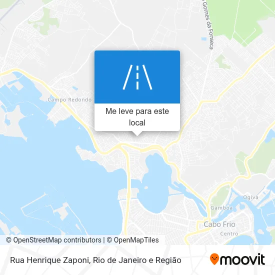 Rua Henrique Zaponi mapa