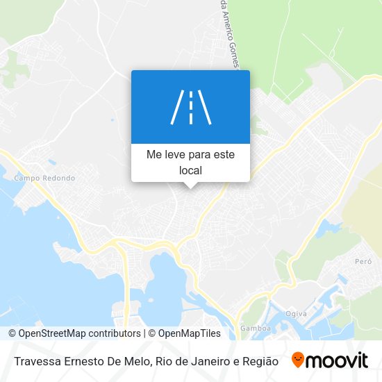 Travessa Ernesto De Melo mapa