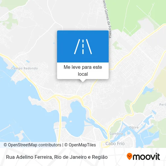 Rua Adelino Ferreira mapa