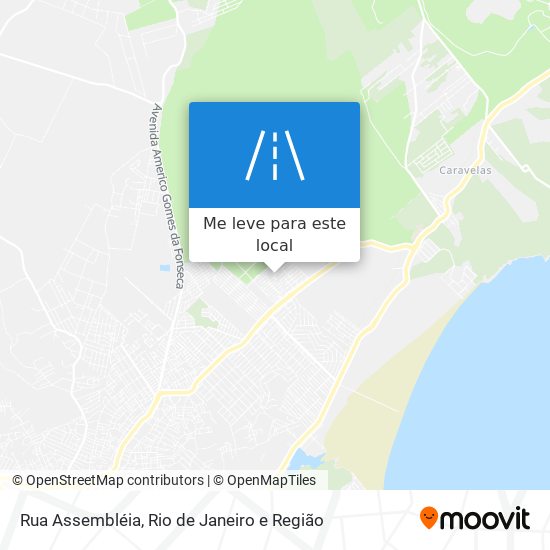 Rua Assembléia mapa