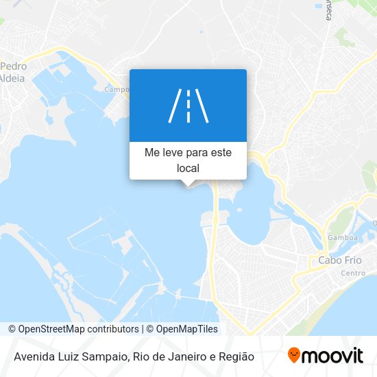 Avenida Luiz Sampaio mapa