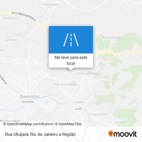 Rua Ubajara mapa