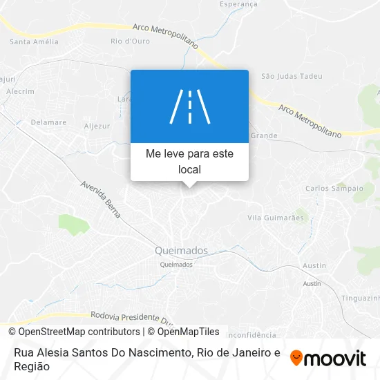 Rua Alesia Santos Do Nascimento mapa