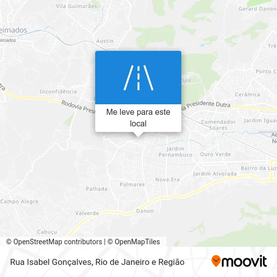 Rua Isabel Gonçalves mapa