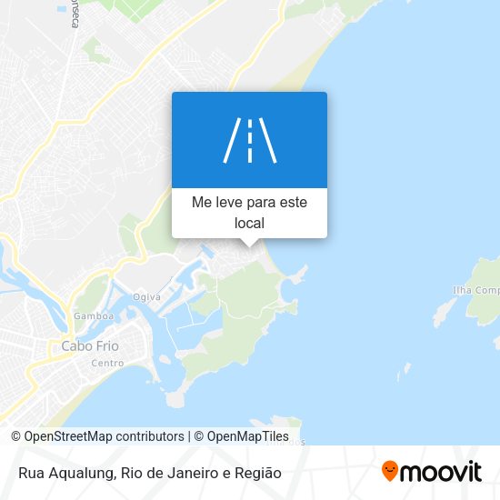 Rua Aqualung mapa