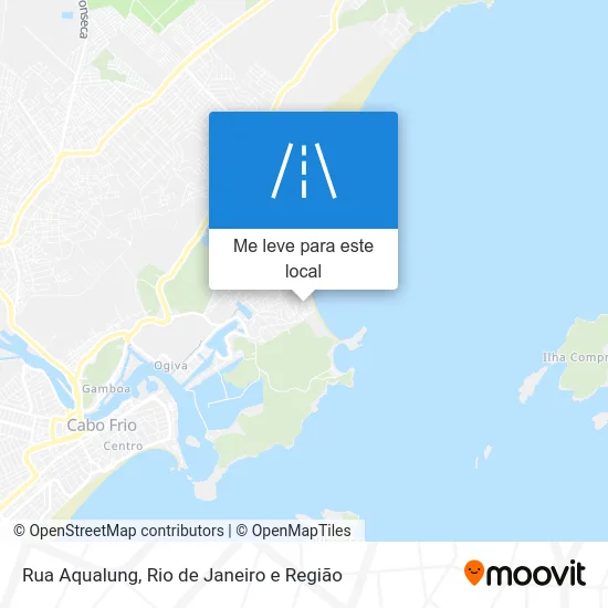 Rua Aqualung mapa