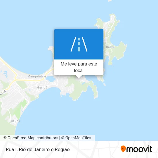 Rua I mapa