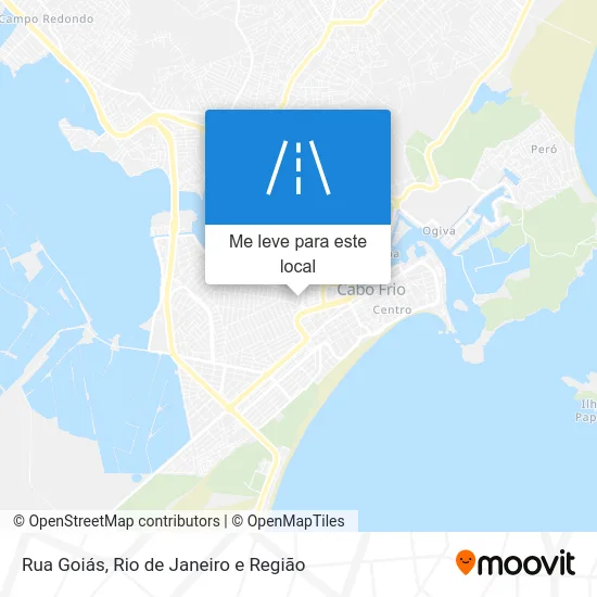 Rua Goiás mapa
