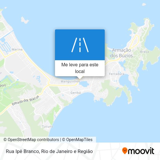Rua Ipê Branco mapa