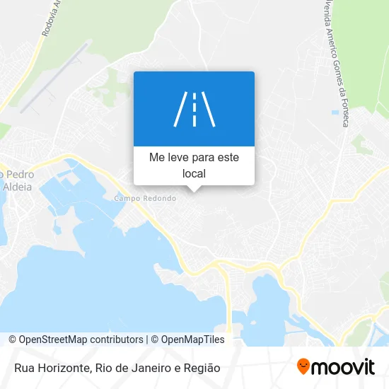 Rua Horizonte mapa