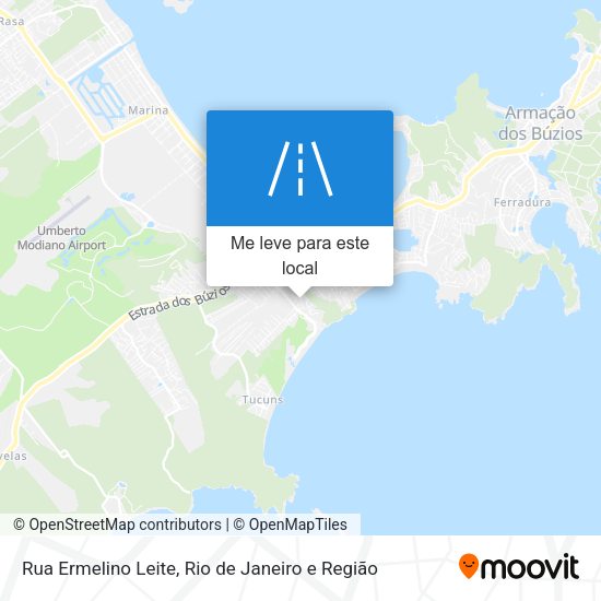 Rua Ermelino Leite mapa