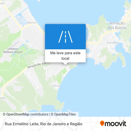 Rua Ermelino Leite mapa