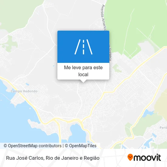Rua José Carlos mapa