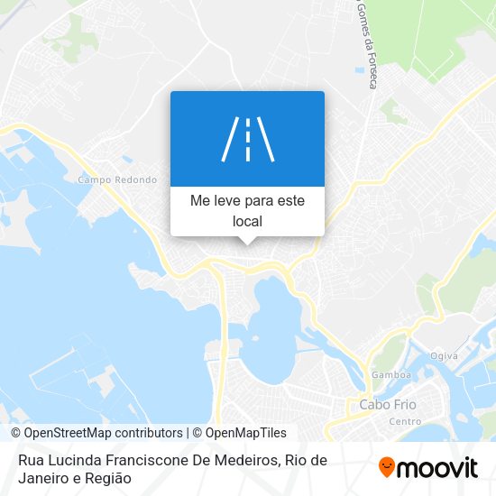 Rua Lucinda Franciscone De Medeiros mapa