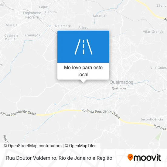 Rua Doutor Valdemiro mapa