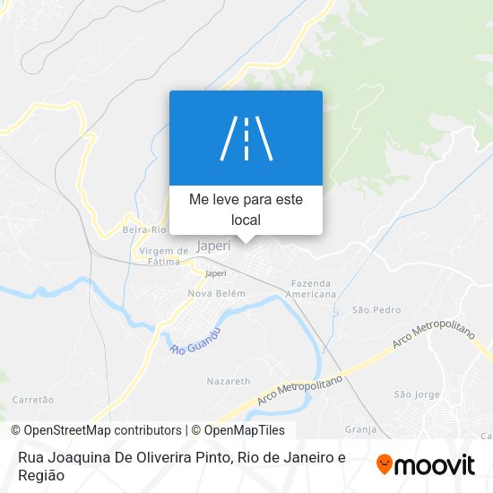 Rua Joaquina De Oliverira Pinto mapa